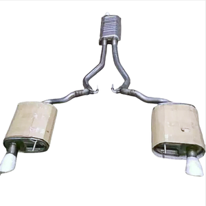 Vente directe d'usine tuyau de descente de haute qualité pour tuyau d'échappement inoxydable de voiture pour <span class=keywords><strong>Ford</strong></span> <span class=keywords><strong>Mustang</strong></span> 2.3T silencieux arrière moyen - Product Image 4