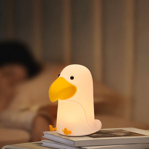 Lampe de chevet <span class=keywords><strong>toucan</strong></span> personnalisée, rechargeable, tactile, à intensité variable, en silicone, portable, pour bébé, décoration LED, <span class=keywords><strong>veilleuse</strong></span> de chambre à coucher - Product Image 4