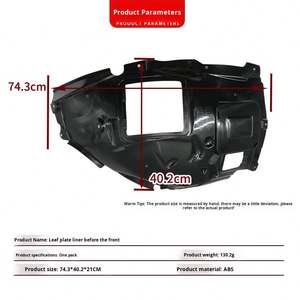 Pour Série 3 F35 Garde-boue intérieur de roue avant ABS Garde-boue OE 51717260725 pour Série 3 F35 Garde-boue intérieur de roue avant - Product Image 2
