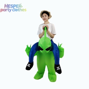 HESPER <b>Halloween</b> Funny Horror Walking <b>Inflatable</b> Costume Festival Performance Props Model CQ10001 Riding Alien Fashion Show - Product Image 2