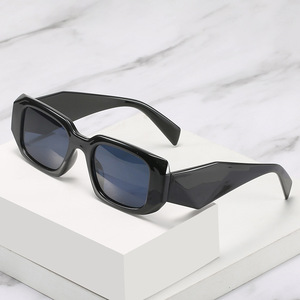 Lunettes <span class=keywords><strong>de</strong></span> <span class=keywords><strong>soleil</strong></span> PC noires <span class=keywords><strong>de</strong></span> <span class=keywords><strong>marque</strong></span> <span class=keywords><strong>de</strong></span> créateur, prix abordable, 2026, logo personnalisé, petite monture, pour hommes et femmes - Product Image 3