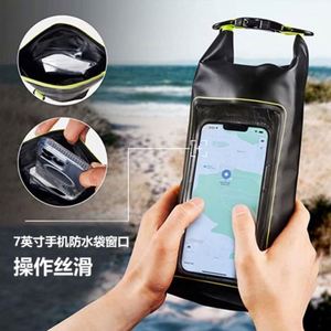 2L Capacity Waterproof Bag Outdoor Crossbody Bag 2-in-1 Cell Phone Waterproof <b>Pouch</b> PVC Swimming Waterproof Bag - Product Image 4