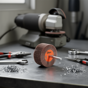 Ttake Abrasive Flap <b>Wheel</b> 60x30 Mm 6 Mm Shaft 120 Grit For <b>Grinding</b> - Product Image 3