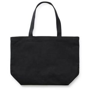 Grands sacs fourre-tout en toile écologiques pour femmes avec fermeture à glissière, sacs de courses en coton réutilisables pour femmes, logo imprimé personnalisé - Product Image 2