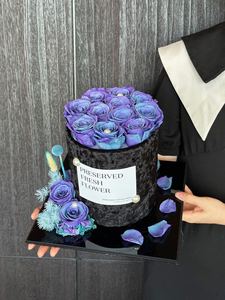 Infinity Rose Box <strong>Eternal</strong> Everlasting Preserved Roses Real Touch Flowers Long Lasting 3-5 Years Mother's Day Day - Product Image 4