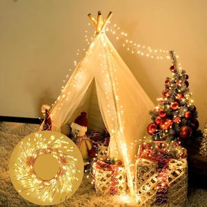 <span class=keywords><strong>Guirlande</strong></span> lumineuse <span class=keywords><strong>LED</strong></span> d'extérieur étanche pour la maison, les fêtes de Noël, les mariages et les décorations de vacances - Product Image 5