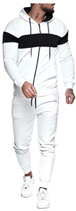 Survêtement de sport pour homme, personnalisé, 100% coton respirant, anti-UV, à capuche, pour l'automne/hiver, pour adultes, jogging, gym - Product Image 6