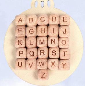 <span class=keywords><strong>Attache</strong></span>-sucette personnalisée avec nom, collier de dentition tricoté à la main avec perles, clips animaux de dessin animé pour nouveau-né - Product Image 5