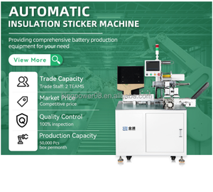 Máquina Automática para Pegar Etiquetas de Baterías Cilíndricas, Etiquetadora de Papel Aislante - Product Image 3