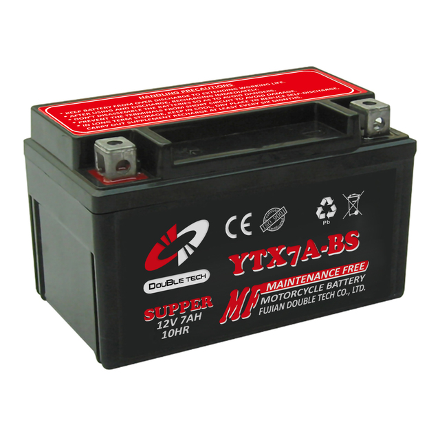 YTX7A-BS Motorcycle Battery 12v 7ah Smf Battery