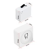 Module d'interrupteur intelligent WiFi RF433 10A AC100-240V 2.4GHz, module de relais sans fil pour la commande d'éclairage domestique intelligent, compatible Alexa et Google Home