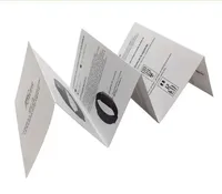 Impresión de Folletos Plegables Impermeables al por Mayor, Papel Fotográfico a Color Personalizado con Páginas de Catálogo e Instrucciones