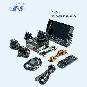 4G LTE GPS 1080P H265 4채널 모바일 디지털 비디오 레코더 야간 시야 녹화 차량용 MDVR 차량 관리 솔루션 - Product Image 1