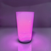 Gobelet lumineux LED en gros, logo personnalisé, gobelet en plastique lumineux à diode, pour bière, eau, vodka, fête, bar, Halloween
