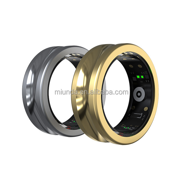 MIUNDA Smart Ring MR-S010 with USA6~13# Sleep Tracking Wearable Heart Rate Fitness Tracker 5-7Days Battery Life Smartrings
