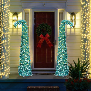 Árbol de Navidad Colorido de 1.5 m Más Vendido con Decoraciones de Círculos Pequeños Láser para Exhibición en Ventanas, Venta Directa de Fábrica - Product Image 6