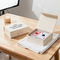 Jeu de tarot oracle en feuille d'or avec logo personnalisé, cartes en papier brillant imprimées numériquement, coins arrondis pour jeu
