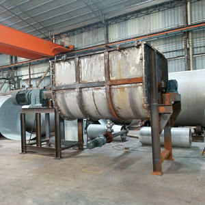 Polished Stainless Steel Ribbon Mixer Ribbon Blade Mixer Twin <b>Shaft</b> Mixer - Product Image 6