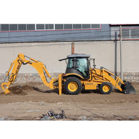 Chargeuse sur pneus polyvalente JCB avec moteur Cummins, mini-chargeuse 4x4, pelle rétrocaveuse EPA, hydraulique Eaton haute efficacité