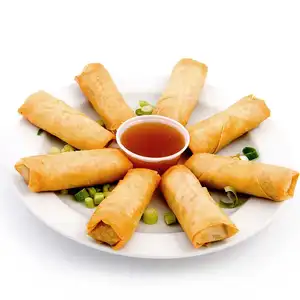 Sino charm niedrigerer Preis hohe Qualität IQF Chinese Spring Roll Gefrorenes Gemüse Spring Roll zu verkaufen