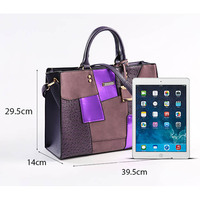 Sac à Bandoulière Imperméable Motif Bonbons à la Mode de Luxe pour Filles en Cuir Pu avec Rivet Décoration Fermeture à Glissière Doublure en Polyester