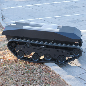 Châssis de robot AGV à chenilles en caoutchouc pour véhicule tout-terrain, capacité de charge utile de 300 kg, châssis à chenilles pour extérieur - Product Image 2