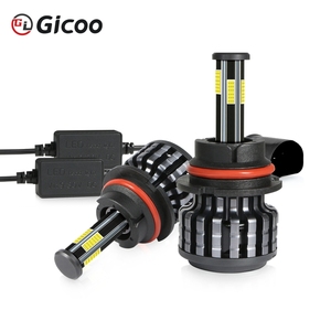 Gicoo X6S 360 LED Car Headlight Bulbs H1 H3 H4 H7 H11 H13 9004 9007 9005 9006 Auto <b>Light</b> Bulb Fog <b>Light</b> for <b>Projector</b> Lens 6000k - Product Image 5