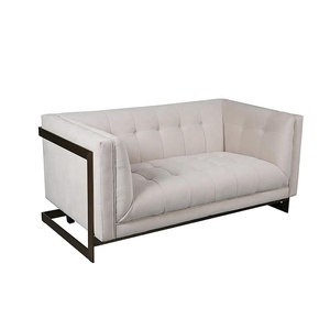 Blanco ocio hogar sofá moderno de estilo europeo de tela muebles canapé tela sofá Sala <span class=keywords><strong>2</strong></span> de asiento del sofá - Product Image 1
