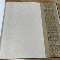 Décoration murale de luxe personnalisée, tissu textile de fond ignifuge, revêtement mural, papier peint