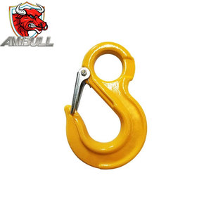 Ambull giả mạo mạ kẽm nâng cần cẩu móc lớn mở móc G80 mắt loại trượt móc với chốt an toàn - Product Image 2