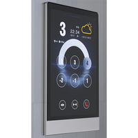 Nouvelle Interface d'Interphone Semi-Intégrée 2024 Tout-en-un avec Écran Tactile TFT 10,1 pouces en Verre Trempé pour Ascenseur Moderne