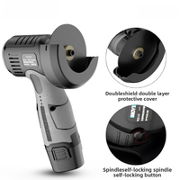Mini-meuleuse d'angle sans fil 12V à batterie lithium, moteur à balais, portable, pour bricolage, meulage, découpe et polissage