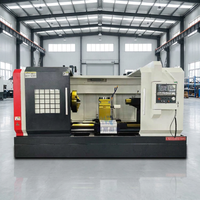 Tour CNC de haute précision ShanDong HR CK61125, nouvelle structure à banc plat pour la fonderie métallique, 380V