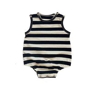 Pelele de Verano 2026 con Estampado de Rayas, Moderno, para Bebés y Niños - Product Image 6