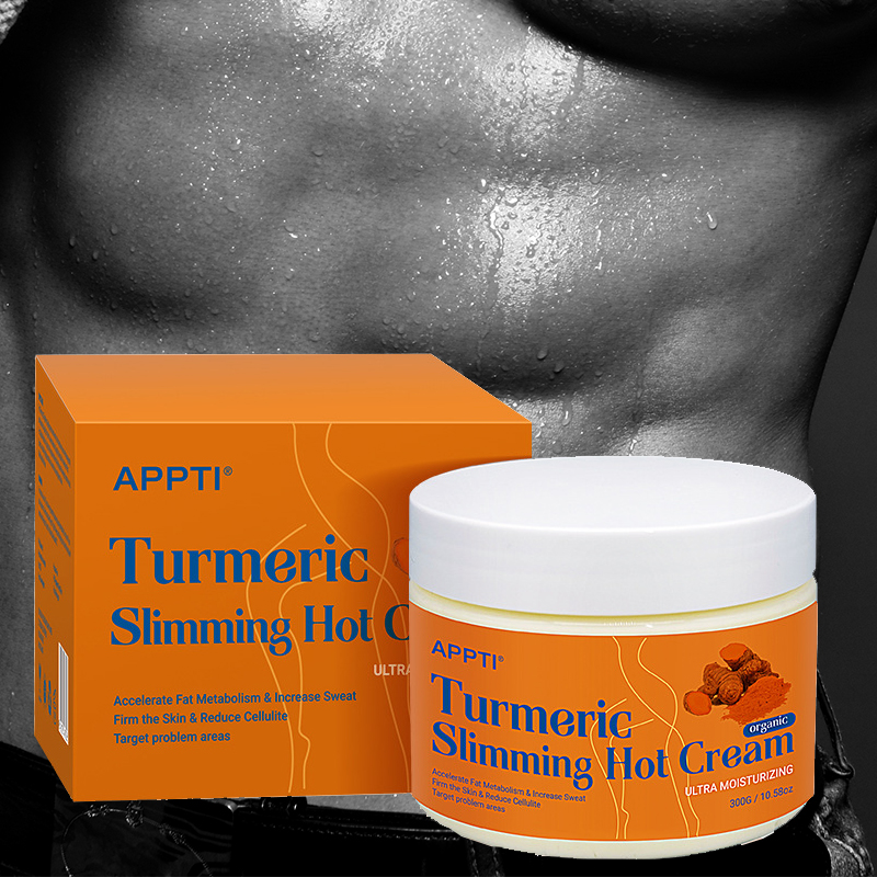 Private Label Best Shaping Firming Fat Burning Cream Product Hot Cream Burn Fat Slimming Weight Loss Turmeric Body Cream