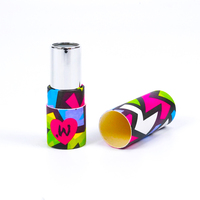 Tube de baume à lèvres/rouge à lèvres en papier kraft écologique rechargeable personnalisé OEM/ODM, cylindre intérieur recyclable avec revêtement UV, en papier à poussoir