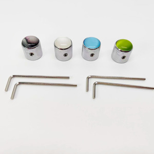 Premium Inlaid Cabochon Gemstone <strong>Knob</strong> Metal Electric Guitar Bass <strong>Volume</strong> Tone Potentiometer Control <strong>Knob</strong> Cap - Product Image 3