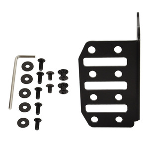 Heavy Duty Stainless <b>Steel</b> Multi-Hole Adjustable Mounting <b>Bracket</b> Kit Black Powder Coated Gear Extension Adapter Outdoor Use - Product Image 4