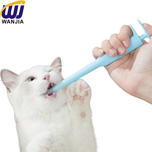 Wanjia เข็มฉีดยาสำหรับสัตว์เลี้ยงพร้อมปลายซิลิโคนแบบนิ่มที่ป้อนยาเม็ดสำหรับแมวสุนัขและเครื่องมือป้อนยาสำหรับสัตว์เลี้ยงขนาดเล็ก - Product Image 3