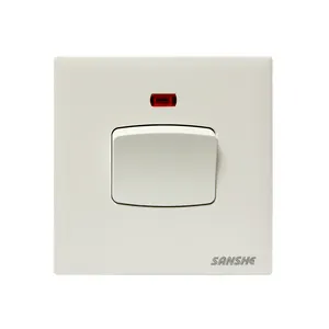 SANSHE SK 45A double pole Water Heater Air Conditioner wall switch with neon