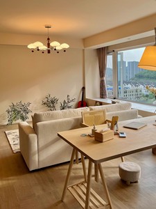 Cổ Điển Chenille Vải Modular Đậu Phụ Khối Đám Mây <span class=keywords><strong>Sofa</strong></span> Set Hợp Thời Trang Mid- Wabi-Sabi Xuống Kem Phong Cách Cho Phòng Khách Nhỏ - Product Image 4