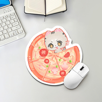 Tapis de souris personnalisé d'usine avec personnage d'anime, tapis de bureau irrégulier à motif de dessin animé, tapis de souris d'ordinateur imprimé antidérapant