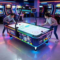 Table de Hockey Aérien Commerciale d'Arcade avec Compteur Électronique, Monnayeur et Distributeur de Tickets – Vente Directe Usine