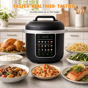 Nouvelle autocuiseur électrique intelligent multifonctionnel pour la cuisson lente du riz, des soupes et des ragoûts – Appareil électroménager - Product Image 1