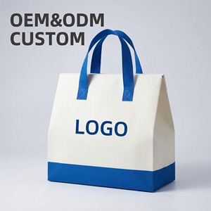 Portable Disposable Cartoon Durable Takeaway Packaging Non-Woven Fabric Insulated Milk Tea <b>Cooler</b> <b>Bag</b> - Product Image 1