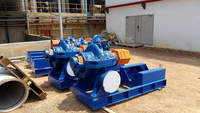 Pompe à feu électrique 50 hp 1000 gpm, boîtier fendu horizontal, pompe à arbre nu avec boîtier fendu