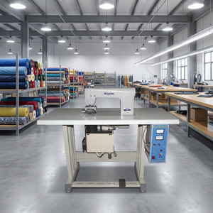 New for AS-U60S Industrial <b>Sewing</b> <b>Machine</b> Non-woven <b>Bag</b>/Cloth Ultrasonic Lace Lock Stitch Manual Flat-bed 1 Year Warranty - Product Image 3