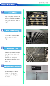 Boîte de réveil à circulation d'air chaud commerciale boîte de Fermentation alimentaire Mantou Bun - Product Image 5