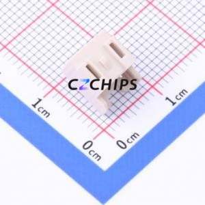 HC-XA-2AW Wire-to-Board Pin Header Bent Lead Through Hole,P=2.5mm Connector 1x2P 2.5mm Right Angle Insert XA - Product Image 2