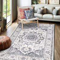 Machine Made Modern Style Large Area Rug for Home Use in Living Room Entryway Kitchen Washable Polyester Living Room Carpet